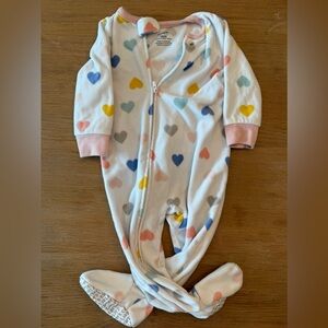 Carter's Multicolor Heart Baby Sleeper
